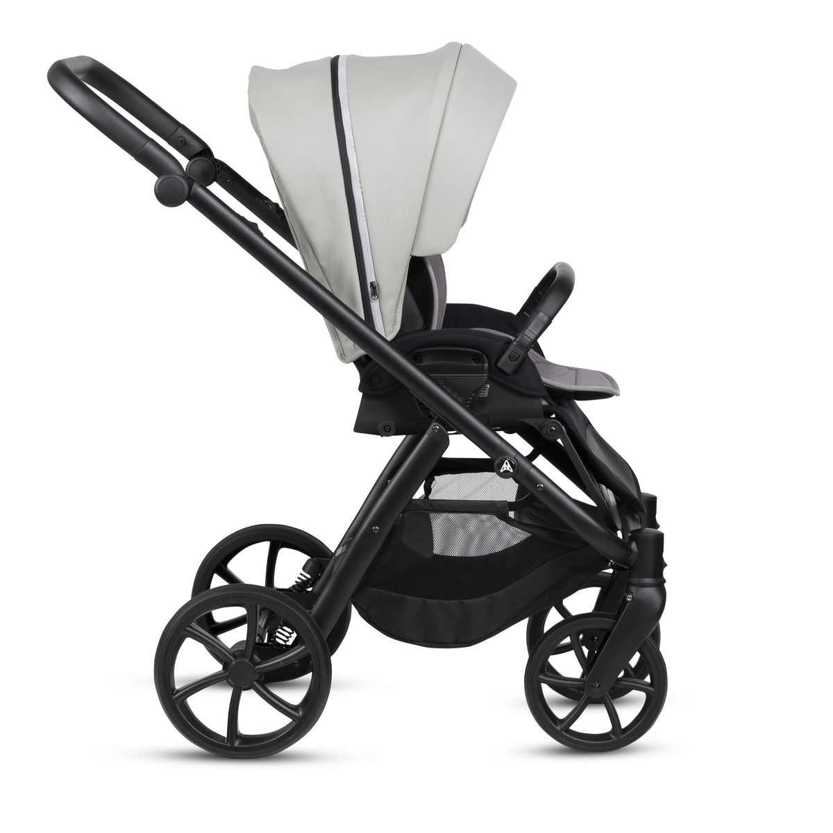 Noordi Fjordi V2 Leather 2027 2-in-1 Stroller – Sleet 074