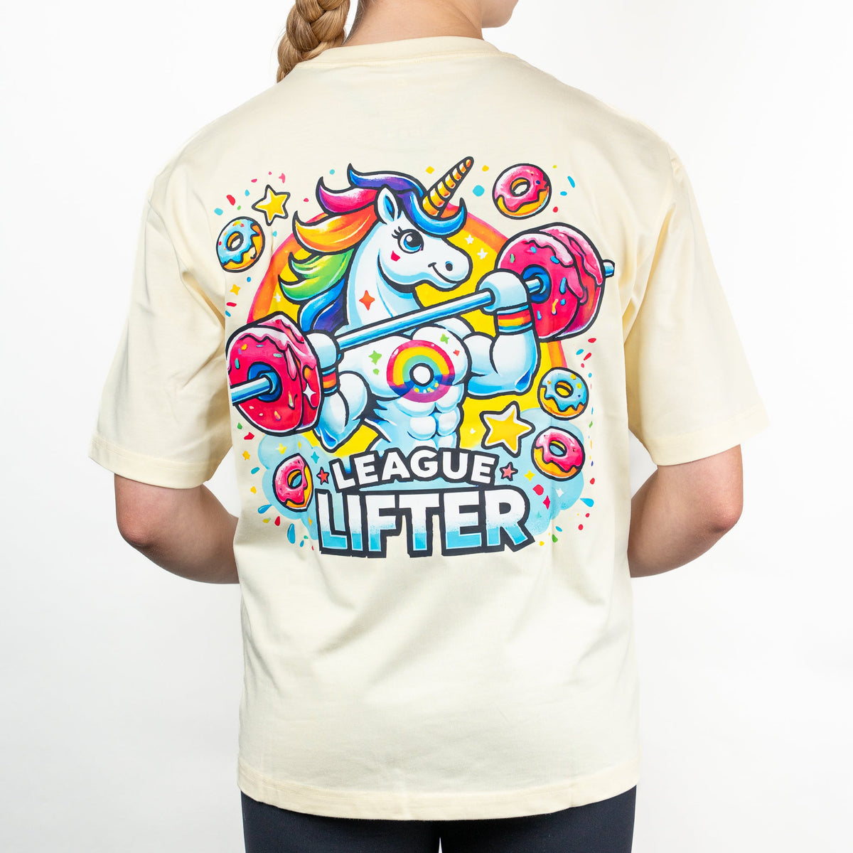 ELITE League Lifter oversized yksisarvinen, T-paita