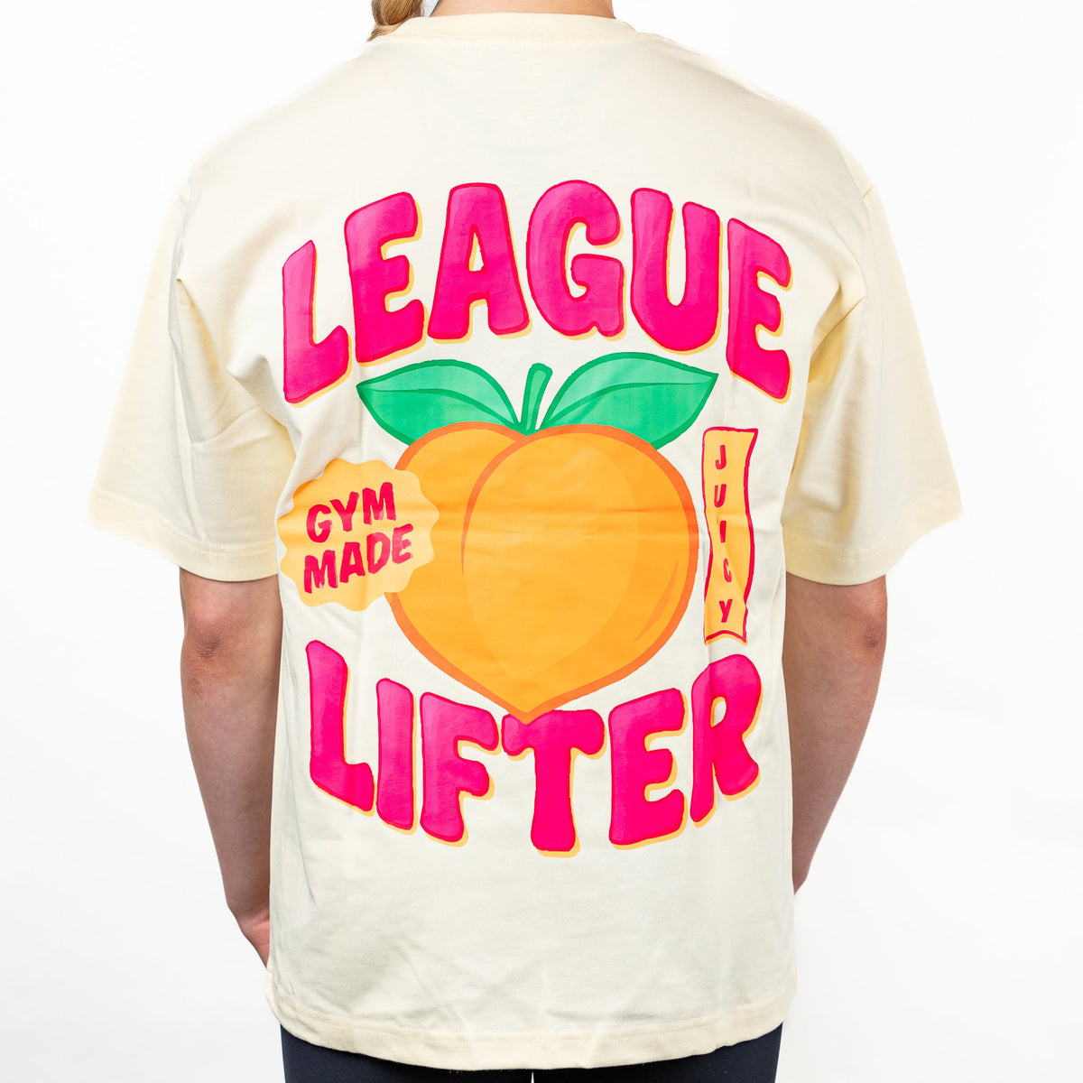 ELITE League Lifter oversized Juicy Peach Edition, T-paita