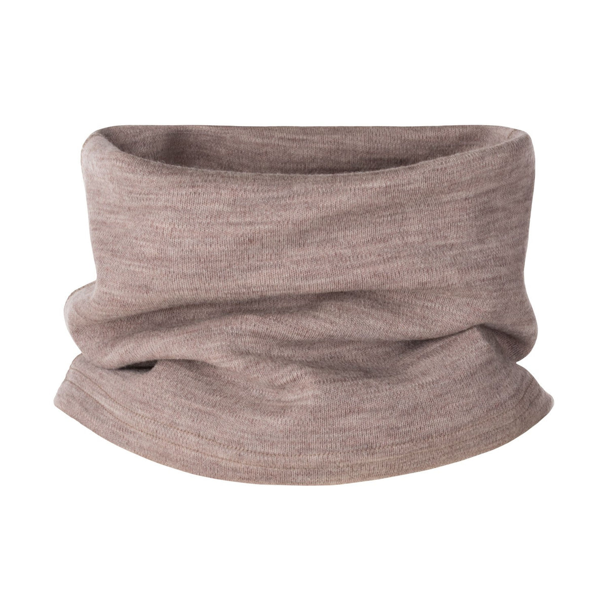 Beige Merino Wool Tube Scarf – One Size