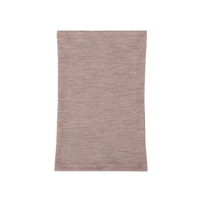 Beige Merino Wool Tube Scarf – One Size