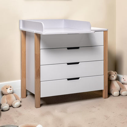 Changing Dresser ELIN - Natural/White