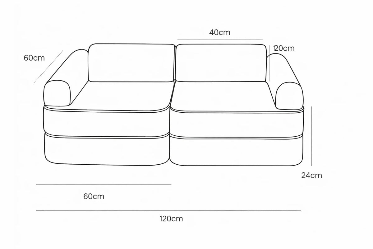 Modular Play Sofa for Children - Beige