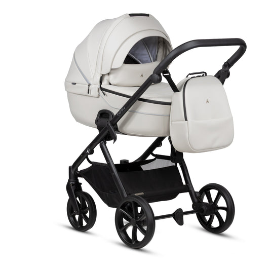 Noordi Fjordi V2 Leather 2027 2-in-1 Stroller – Cloud 817
