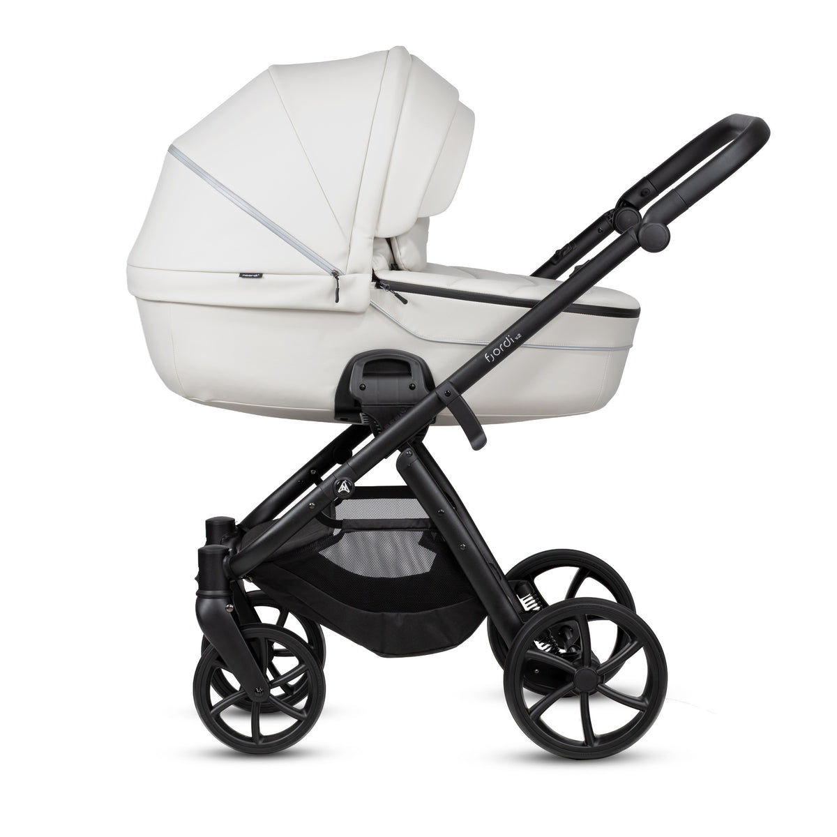 Noordi Fjordi V2 Leather 2027 2-in-1 Stroller – Cloud 817