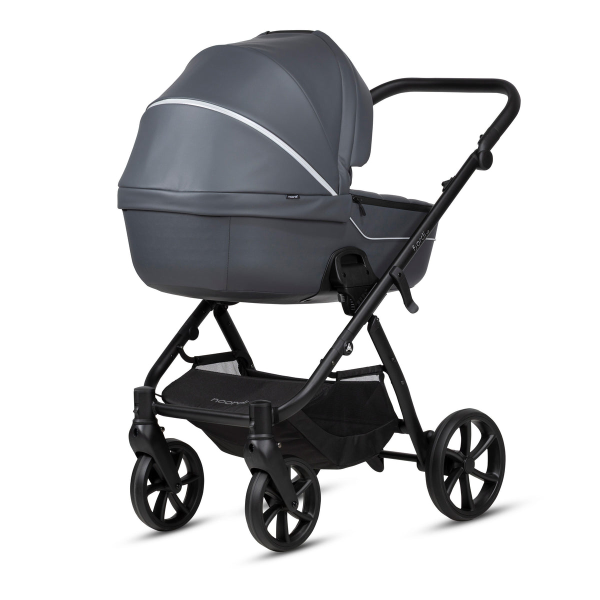 Noordi Fjordi V2 Leather 2027 2-in-1 Stroller – Shadow Grey 819