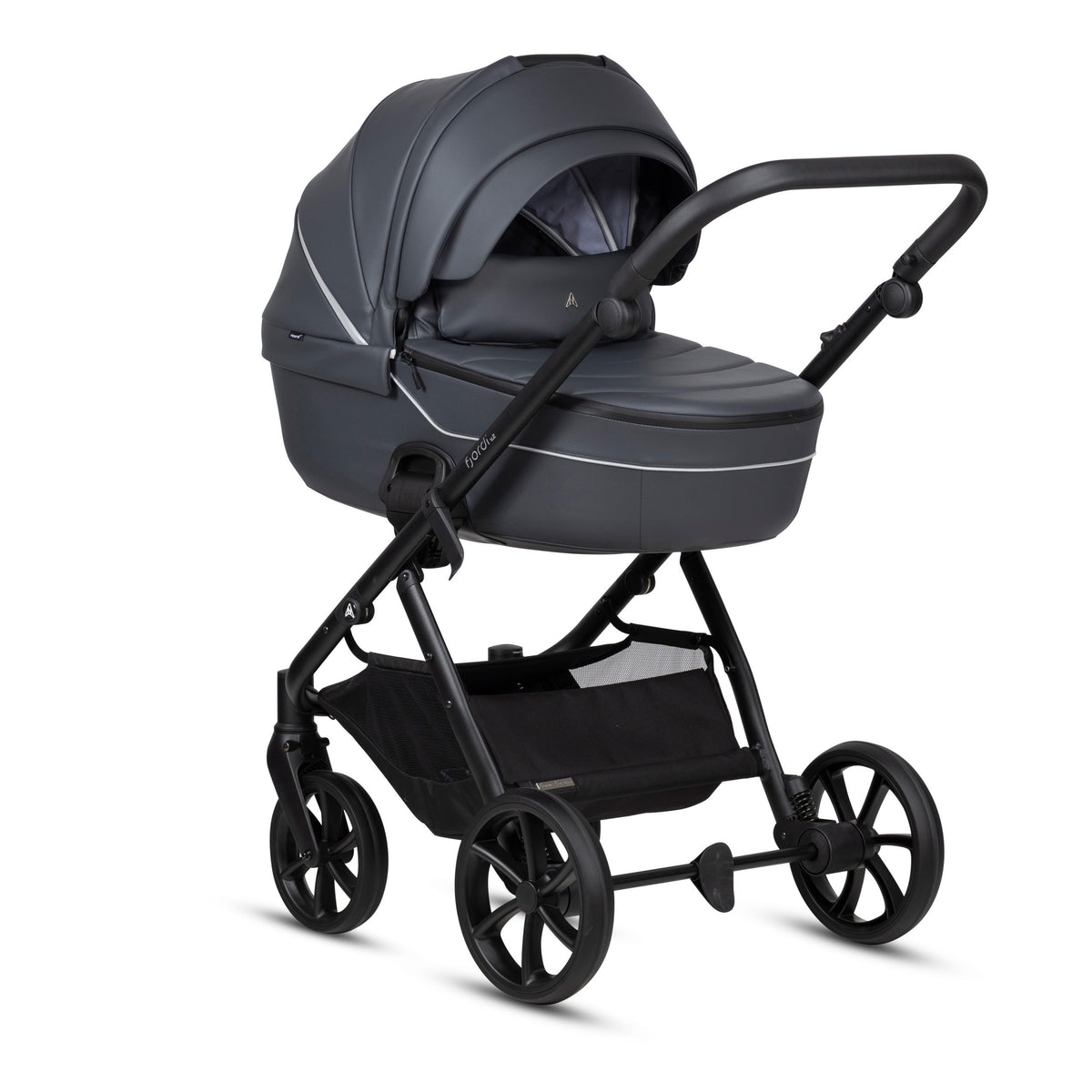 Noordi Fjordi V2 Leather 2027 2-in-1 Stroller – Shadow Grey 819