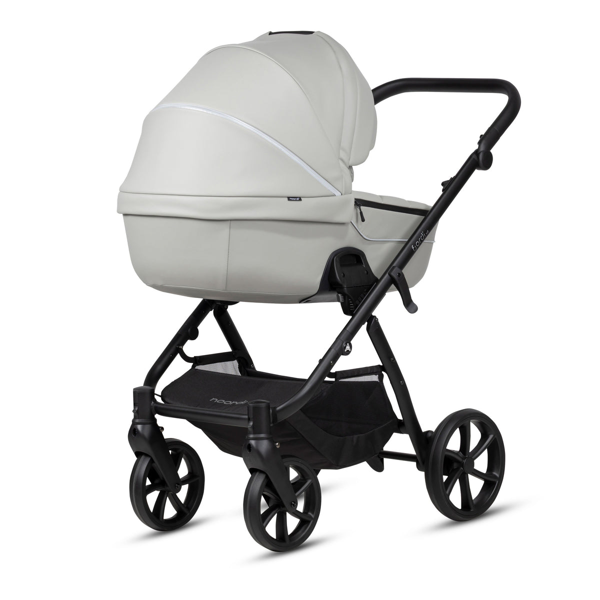 Noordi Fjordi V2 Leather 2027 2-in-1 Stroller – Sleet 074