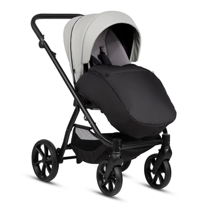 Noordi Fjordi V2 Leather 2027 2-in-1 Stroller – Sleet 074