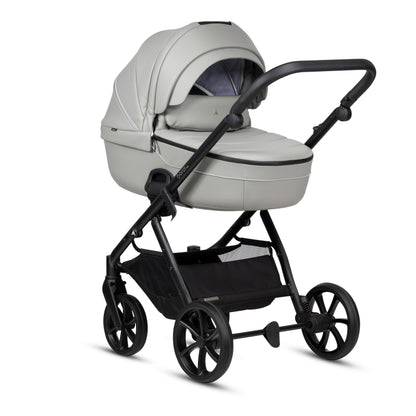 Noordi Fjordi V2 Leather 2027 2-in-1 Stroller – Sleet 074