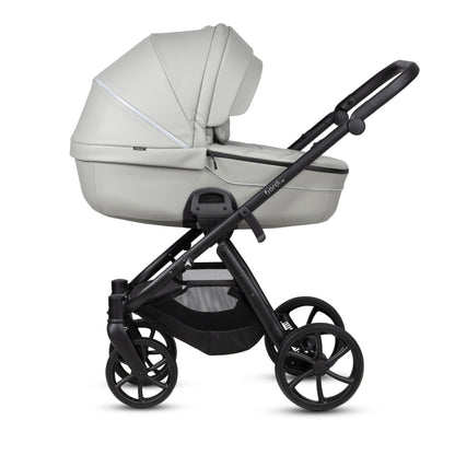 Noordi Fjordi V2 Leather 2027 2-in-1 Stroller – Sleet 074